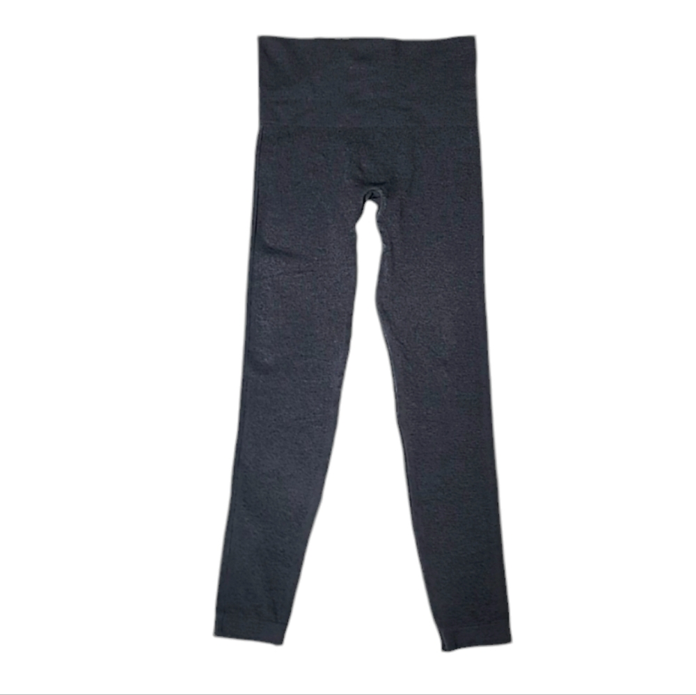 SPANX Women's Small S Grey Compression Leggings Sara Blakely Form Fit Body Con